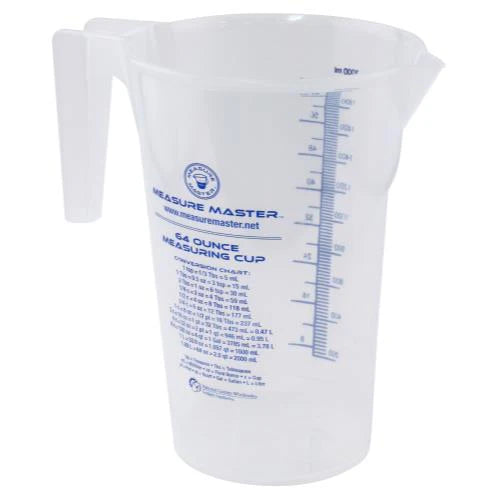 GRADUATED PITCHER 64 OZ / 2000 ML - MEASURE MASTER