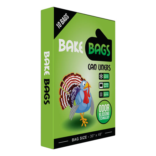 BAKE BAGS OSTRICH CAN LINERS 30IN X 48IN 10 PACK