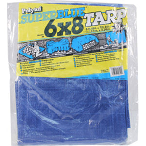 DEWITT SUPER BLUE TARP 6 X 8