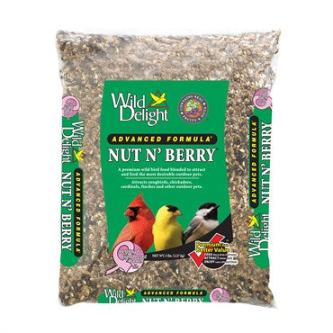 WILD DELIGHT ADVANCED FORMULA NUT N' BERRY BIRD FOOD 5LB