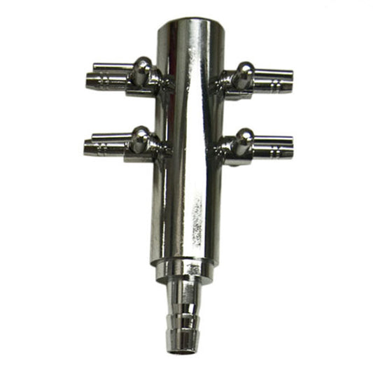 CHROME AIR MANIFOLD 4 VALVE