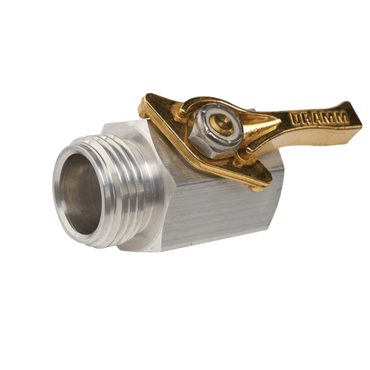 DRAMM SHUT OFF VALVE ALUMINUM