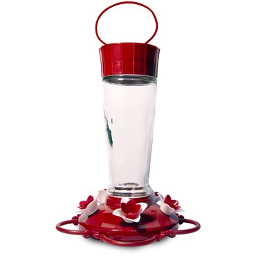 PENNINGTON GLASS HUMMINGBIRD FEEDER 10 OZ