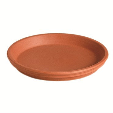 DEROMA CLAY SAUCER - 6.7 IN - TERRA COTTA