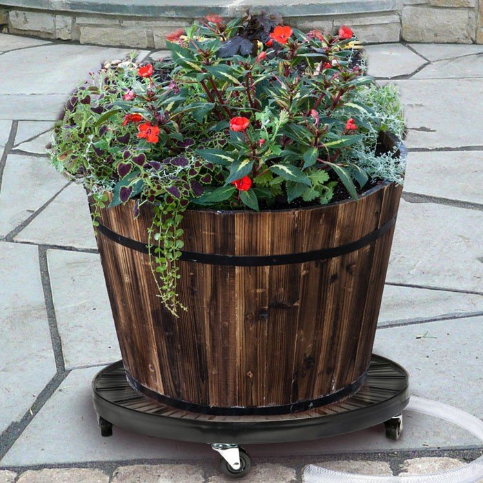 PLANT DOLLY W/HOLE 16IN