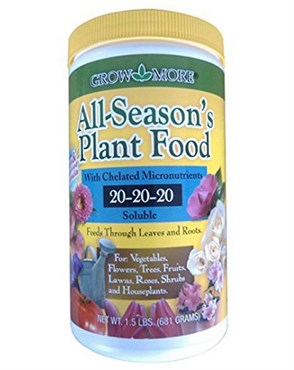 GM ALL SEASONS PLANT FOOD 20-20-20 1.5 LB