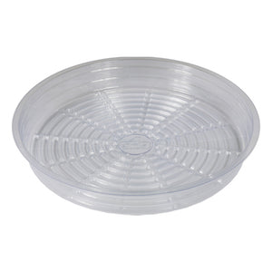 GROW1 CLEAR PLASTIC SAUCER 6 IN