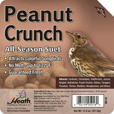 HEATH PEANUT CRUNCH SUET CAKE 11 OZ