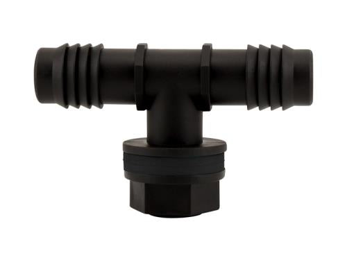 HDF TUB OUTLET TEE 3/4 IN