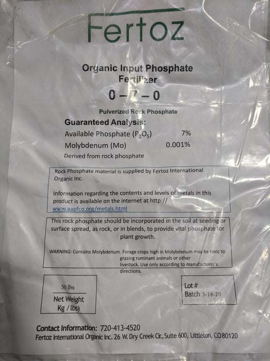 FERTOZ ORGANIC ROCK PHOSPHATE