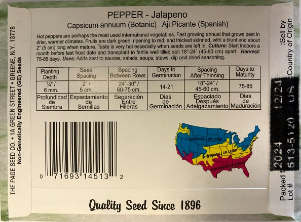 PEPPER - JALAPENO 700MG NON GMO