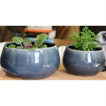 PHG JEWEL FREEFORM BOWL - 8.5IN - NORDIC BLUE