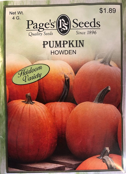 PUMPKIN - HOWDEN 4G HEIRLOOM NON GMO