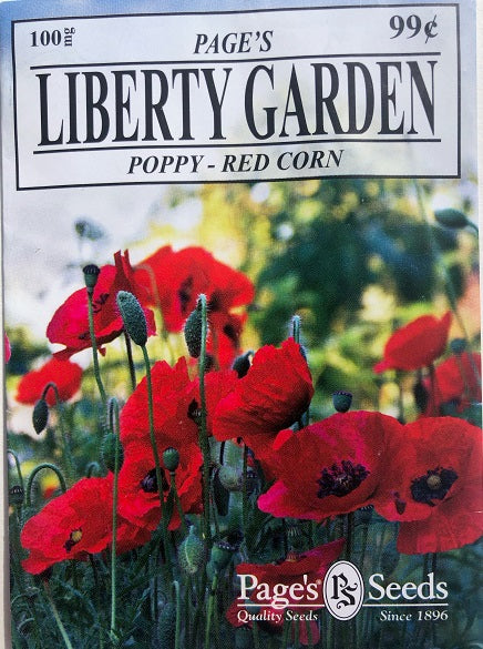 LIBERTY POPPY - RED CORN 100MG