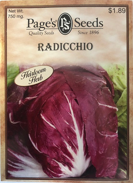 RADICCHIO - ROUGE DE VERONE 750MG HEIRLOOM NON GMO