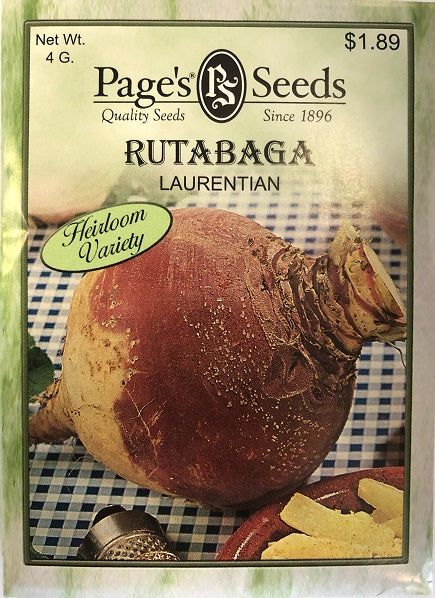 RUTABAGA - LAURENTIAN 4G HEIRLOOM NON GMO