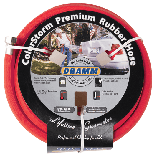 DRAMM COLOR HOSE 50 FT 5/8 IN RED