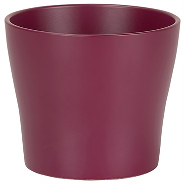 SPUSA 808 PLASTIC POT - 5.25IN DIAM - BURGUNDY