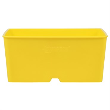 SP HEAVY DUTY SQUARE POT YELLOW 5" X 5"