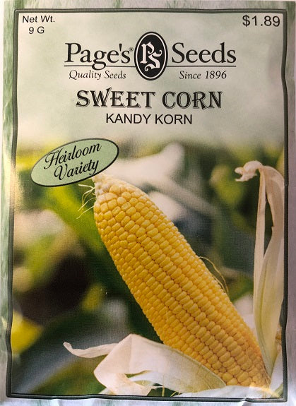 SWEET CORN - KANDY KORN 9G HEIRLOOM NON GMO