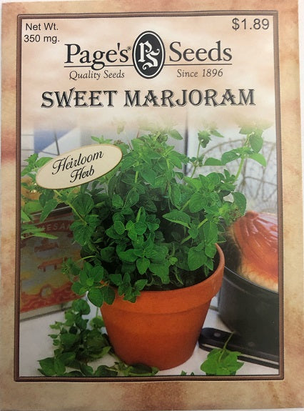 SWEET MARJORAM 350MG HEIRLOOM NON GMO