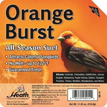 HEATH ORANGE BURST SUET CAKE 11.25 OZ