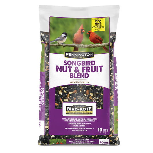 PENNINGTON PRIDE SONGBIRD NUT AND FRUIT BLEND BIRD SEED 10 LB