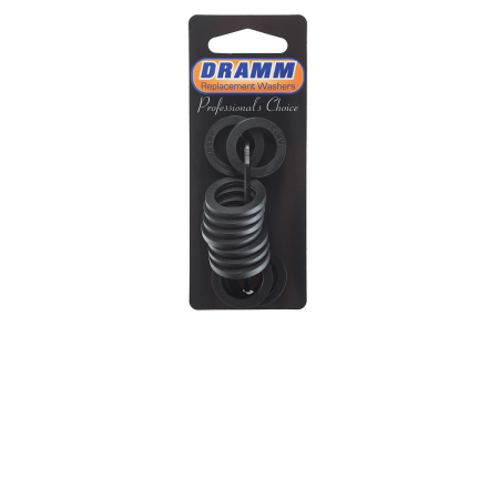 DRAMM REPLACEMENT WASHERS 12 PACK BLACK
