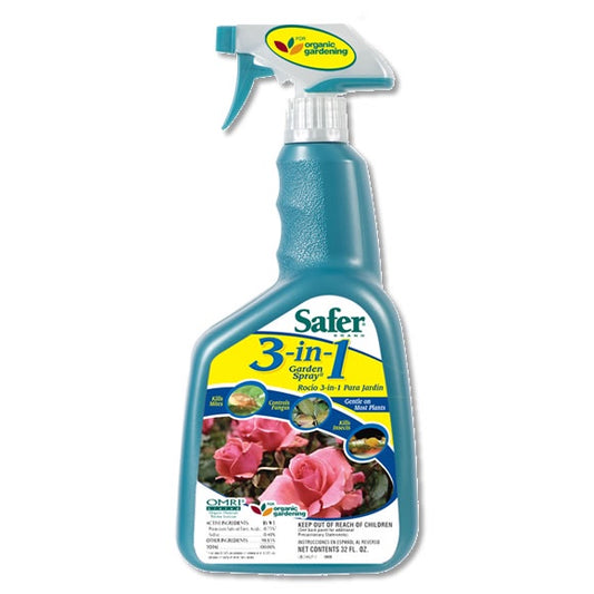 SAFER BRAND 3 IN 1 SPRAY RTU 1 QT