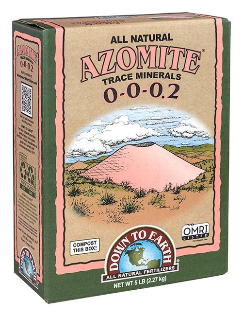 Azomite Composition DOWN TO EARTH AZOMITE POWDER 5 LB – Hefty Harvest