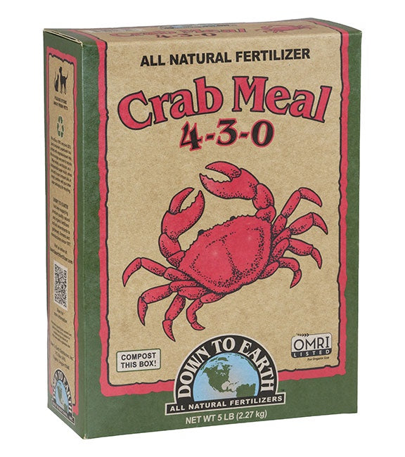 DOWN TO EARTH CRAB MEAL 5 LB – Hefty Harvest