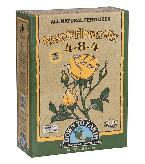 DOWN TO EARTH ROSE & FLOWER MIX 5 LB