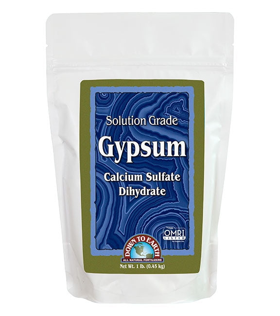 DOWN TO EARTH SOLUTION GRADE GYPSUM 1 LB