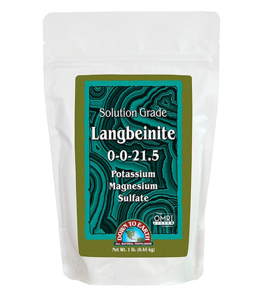 DOWN TO EARTH SOLUTION GRADE LANGBEINITE 1 LB