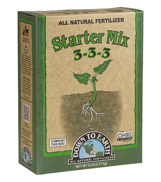 DOWN TO EARTH STARTER MIX 5 LB