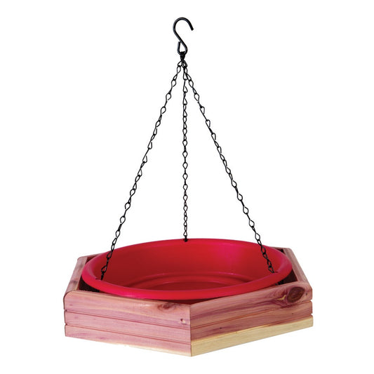 PEN CEDAR BIRD BATH AND FEEDER 4 LB CAPACITY